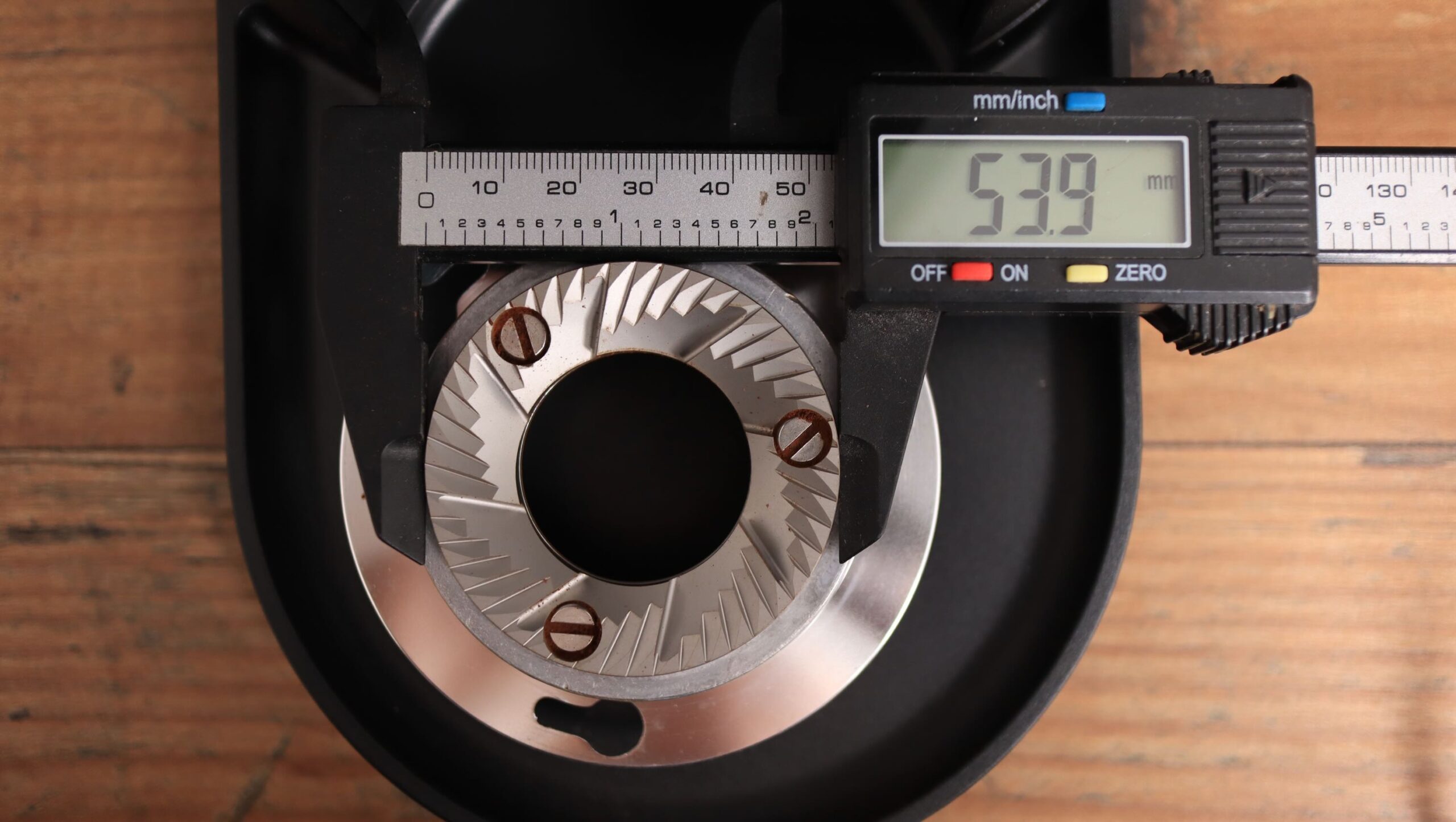 54mm stainless steel flat burrs