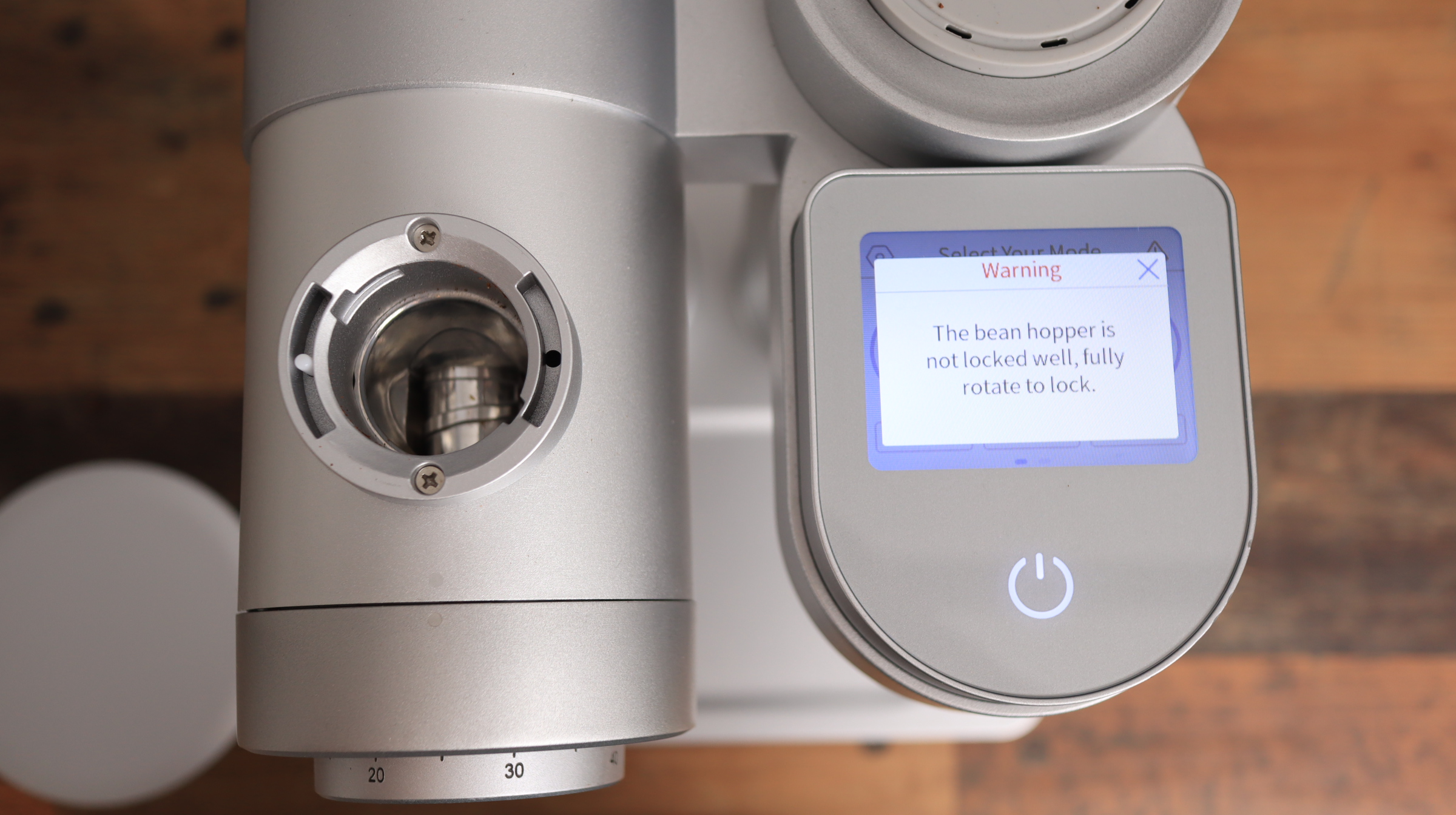 Gevi 4 in 1 safety feature: reed switch on hopper