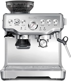 Breville Barista Express Front view of Breville Barista Express espresso machine